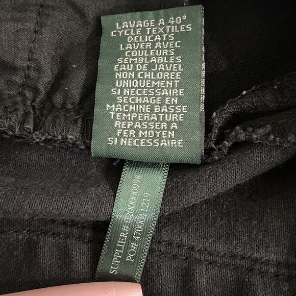 LRL Lauren Jeans Co Ralph Lauren Classic Straight Black Jeans Women’s Size 6 - Picture 10 of 10